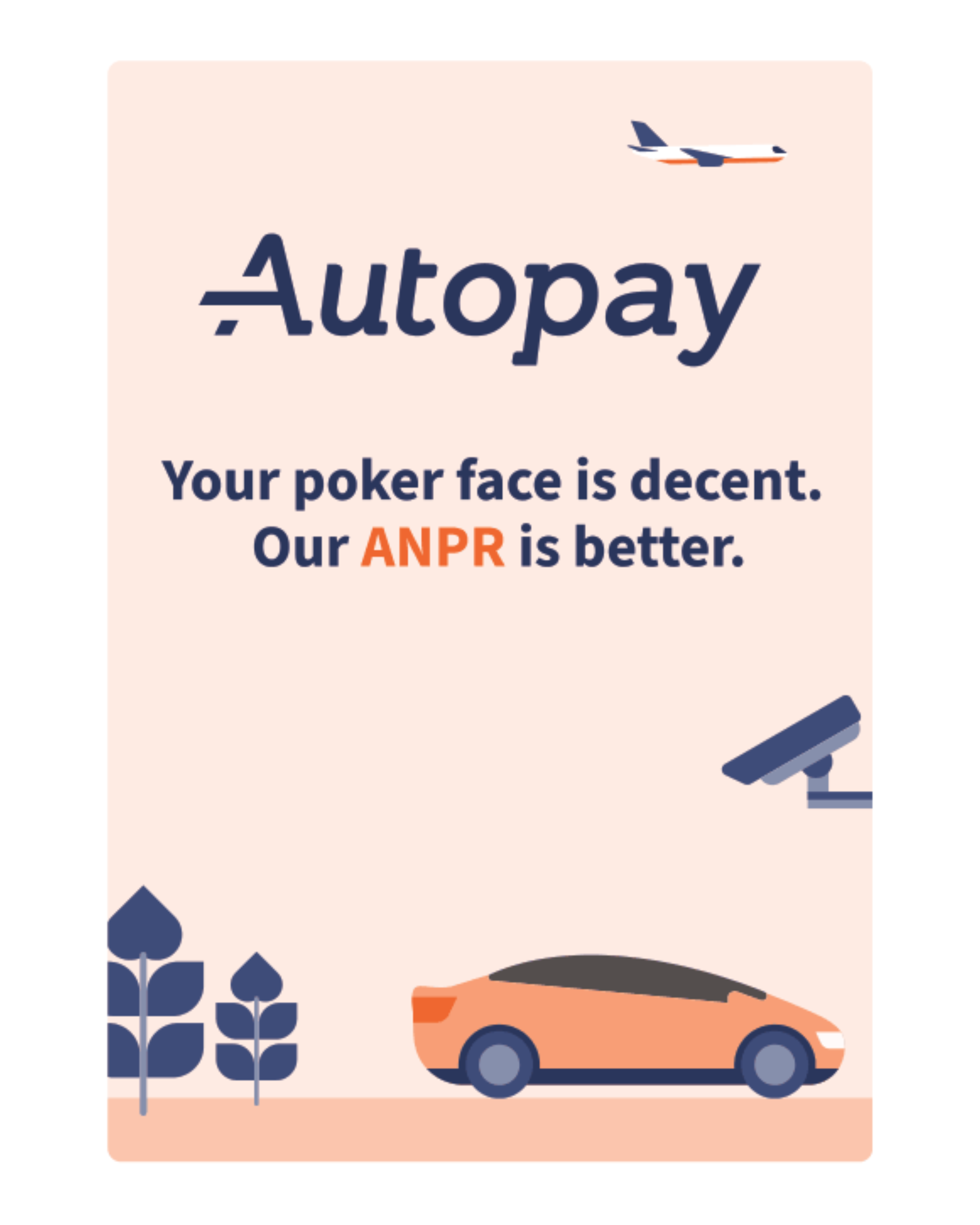 Autopay charity game card